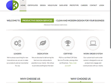 Tablet Screenshot of productivedesign.com